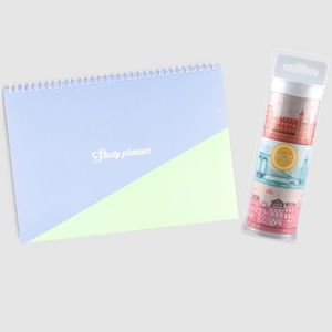 A4 STUDY PLANNER & CITY COLLECTION WASHI TAPE: